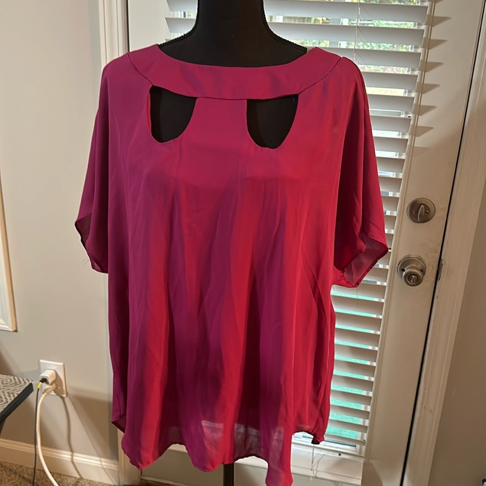 Sheer blouse